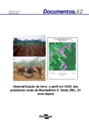 Thumbnail de Desmistificação da terra: o perfil em 2005 dos produtores rurais de Machadinho d´Oeste (R0), 23 anos depois.