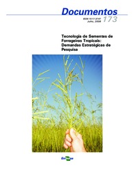 Thumbnail de Tecnologia de sementes de forrageiras tropicais: demandas estratégicas de pesquisa.