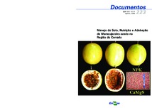 Thumbnail de Manejo do solo, nutrição e adubação do maracujazeiro-azedo na região do Cerrado.