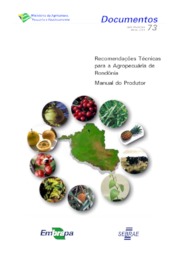 Thumbnail de Recomendações técnicas para a agropecuária de Rondônia: manual do produtor.