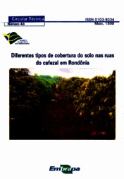 Thumbnail de Diferentes tipos de cobertura do solo nas ruas do cafezal em Rondônia