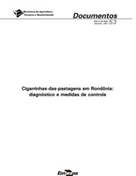 Thumbnail de Cigarrinhas-das-pastagens em Rondônia: diagnóstico e medidas de controle.