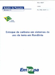 Thumbnail de Estoque de carbono em sistema de uso da terra em Rondônia.
