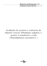 Thumbnail de Avaliação de acessos e cultivares de feijoeiro comum (Phaseolus vulgaris) quanto a resistência à mela, causada por Thanatephorus cucumeris.