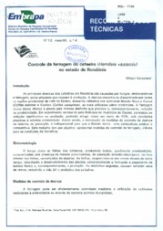 Thumbnail de Controle da ferrugem do cafeeiro (Hemileia vastatrix) no estado de Rondônia.