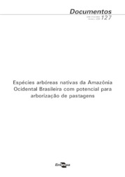 Thumbnail de Espécies arbóreas nativas da amazônia ocidental brasileira com potencial para arborização de pastagens.