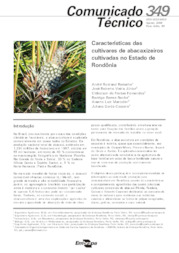 Thumbnail de Características das cultivares de abacaxizeiros cultivadas no estado de Rondônia.