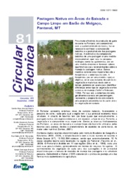 Thumbnail de Pastagem nativa em áreas de baixada e campo limpo em Barão de Melgaço, Pantanal, MT.