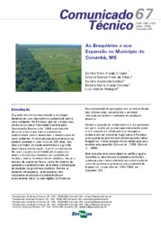 Thumbnail de As braquiárias e sua expansão no município de Corumbá, MS.