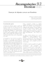 Thumbnail de Doenças do feijoeiro-comum em Rondônia.
