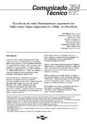 Thumbnail de Ocorrência da mela (Thanatephorus cucumeris) em feijão-caupi (Vigna unguiculata (L.) Walp. em Rondônia.