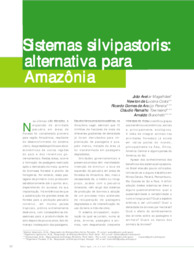 Thumbnail de Sistemas silvipastoris: alternativa para Amazônia.