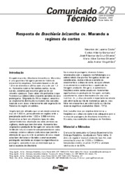 Thumbnail de Resposta de Brachiaria brizantha cv. Marandu a regimes de cortes.