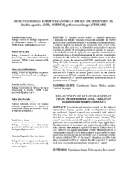 Thumbnail de Bioatividade do extrato etanólico obtido de sementes de Pachira aquatica AUBL. sobre Hypothenemus hampei (FERRARI).