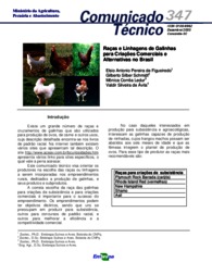 Thumbnail de Raças e linhagens de galinhas para criações comerciais e alternativas no Brasil.