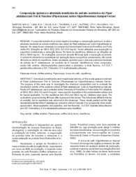 Thumbnail de Composição química e atividade inseticida do extrato acetônico de Piper alatabaccum Trel & Yuncker (Piperaceae) sobre Hypothenemus hampei Ferrari.