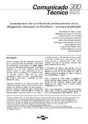 Thumbnail de Levantamento da ocorrência da pinta-preta-dos-citros (Guignardia citricarpa) em Rondônia: primeira atualização.