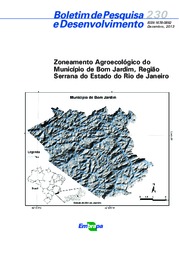 Thumbnail de Zoneamento agroecológico do Município de Bom Jardim, região serrana do Estado do Rio de Janeiro.