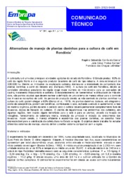 Thumbnail de Alternativas de manejo de plantas daninhas para a cultura do café em Rondônia.