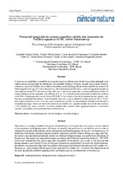 Thumbnail de Potencial fungicida do extrato etanólico obtido das sementes de Pachira aquatica AUBL. sobre Fusarium sp.