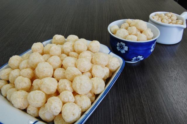 Imagem de Snack de farinha de cotilédones de feijão-caupi (macassar, fradinho)