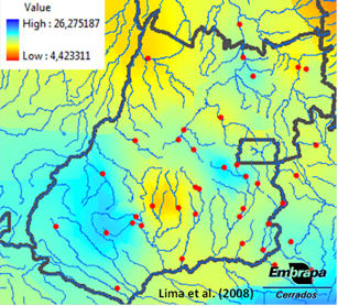 Imagem de Caracterização e modelagem dos recursos hídricos da bacia hidrográfica do rio Buriti Vermelho: estratégias para uma alocação equitativa e sustentável