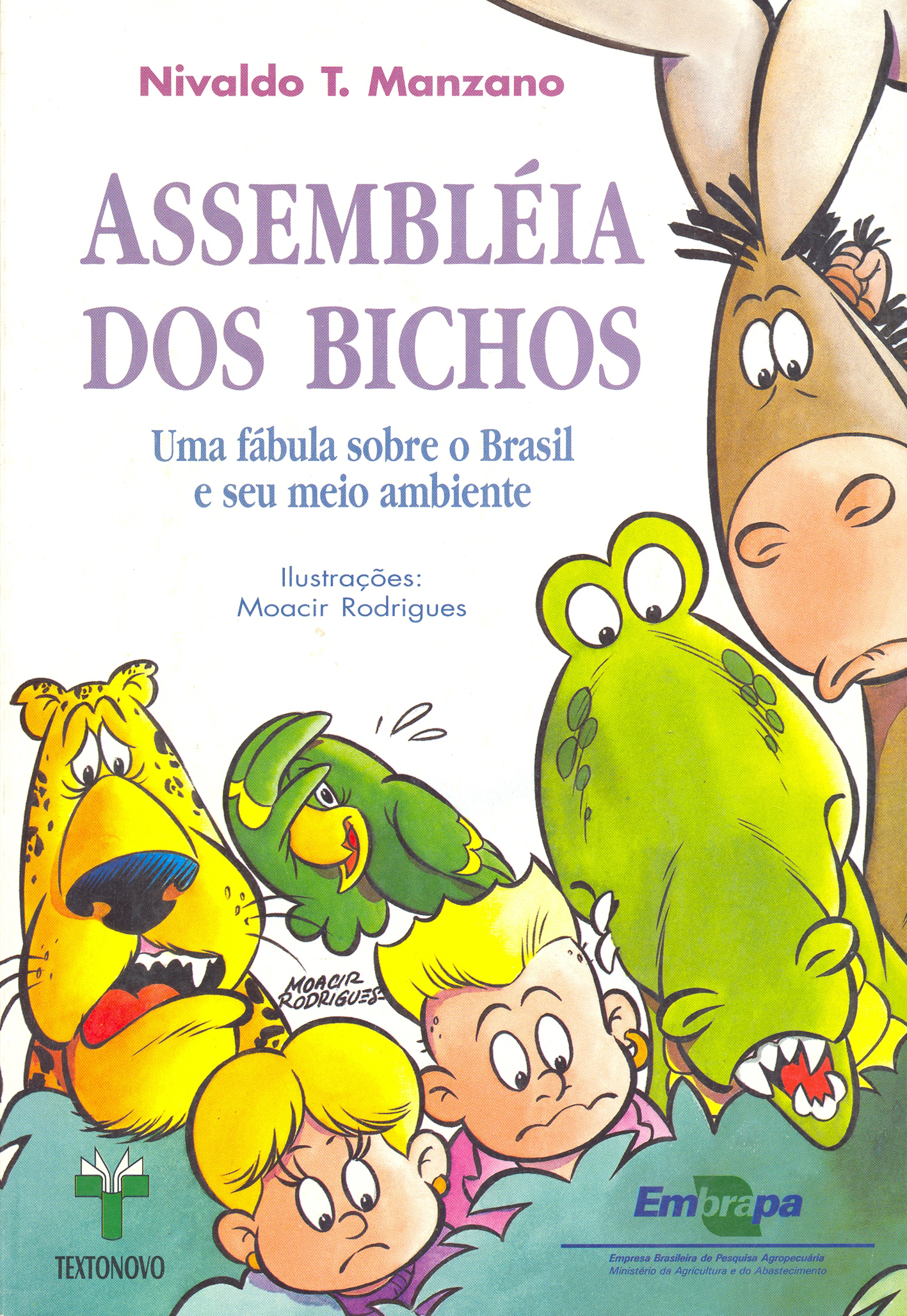 Capa do livro infantojuvenil Assembleia dos Bichos